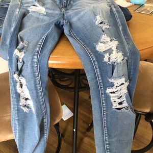 American eagle hi rise JEGGINGs (long )